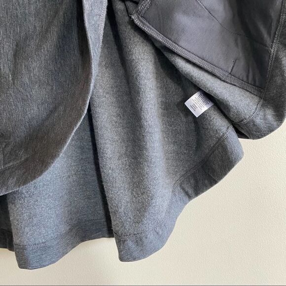 CASLON Cowl-neck Poncho Grey X-Small/Small - Picture 6 of 7